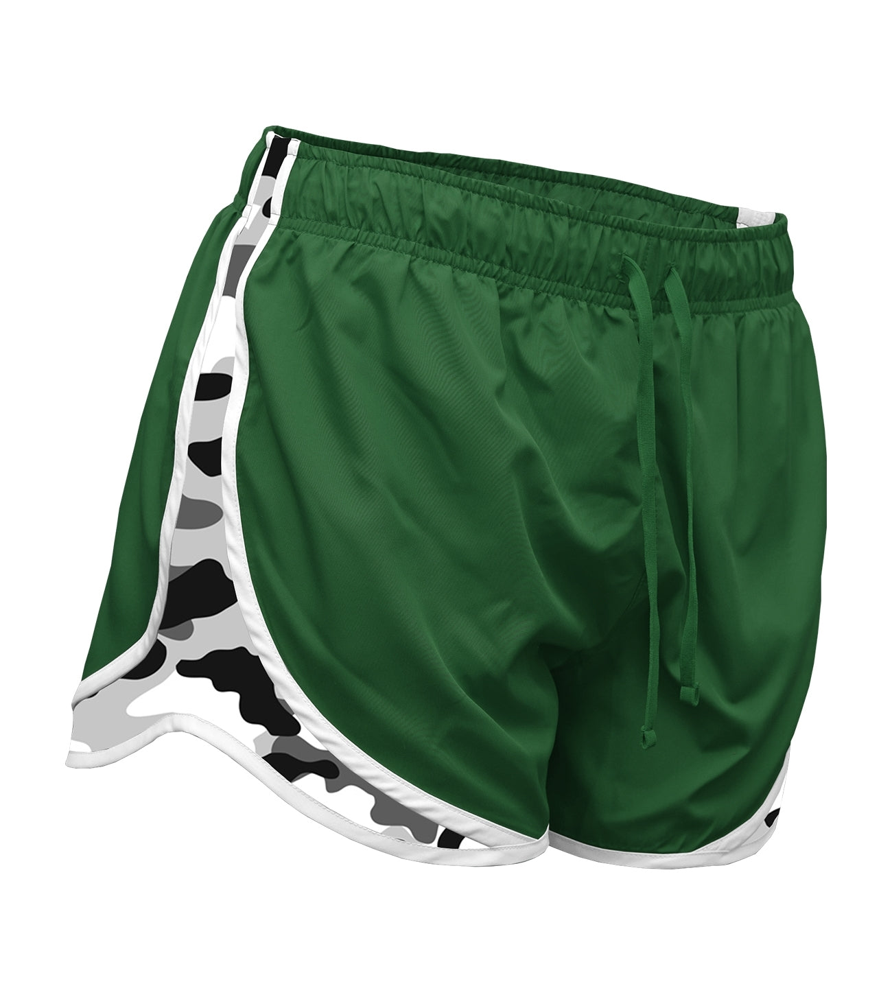 Ladies/Girls Camo Running Shorts