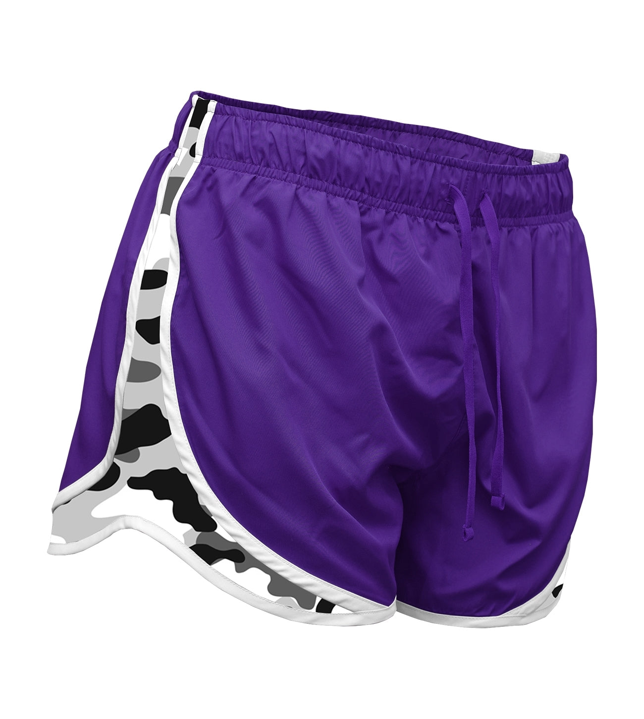 Ladies/Girls Camo Running Shorts
