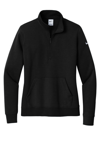Ladies NIKE Club Fleece 1/2 Zip Sweatshirt