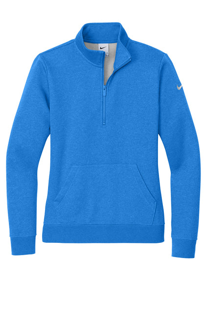 Ladies NIKE Club Fleece 1/2 Zip Sweatshirt