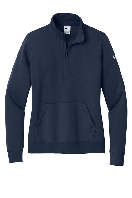 Ladies NIKE Club Fleece 1/2 Zip Sweatshirt
