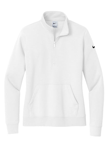 Ladies NIKE Club Fleece 1/2 Zip Sweatshirt