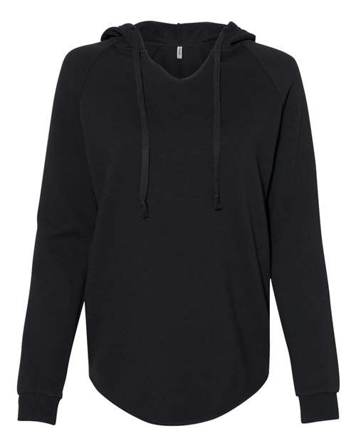 Ladies Wave Wash Hooded Sweatshirt