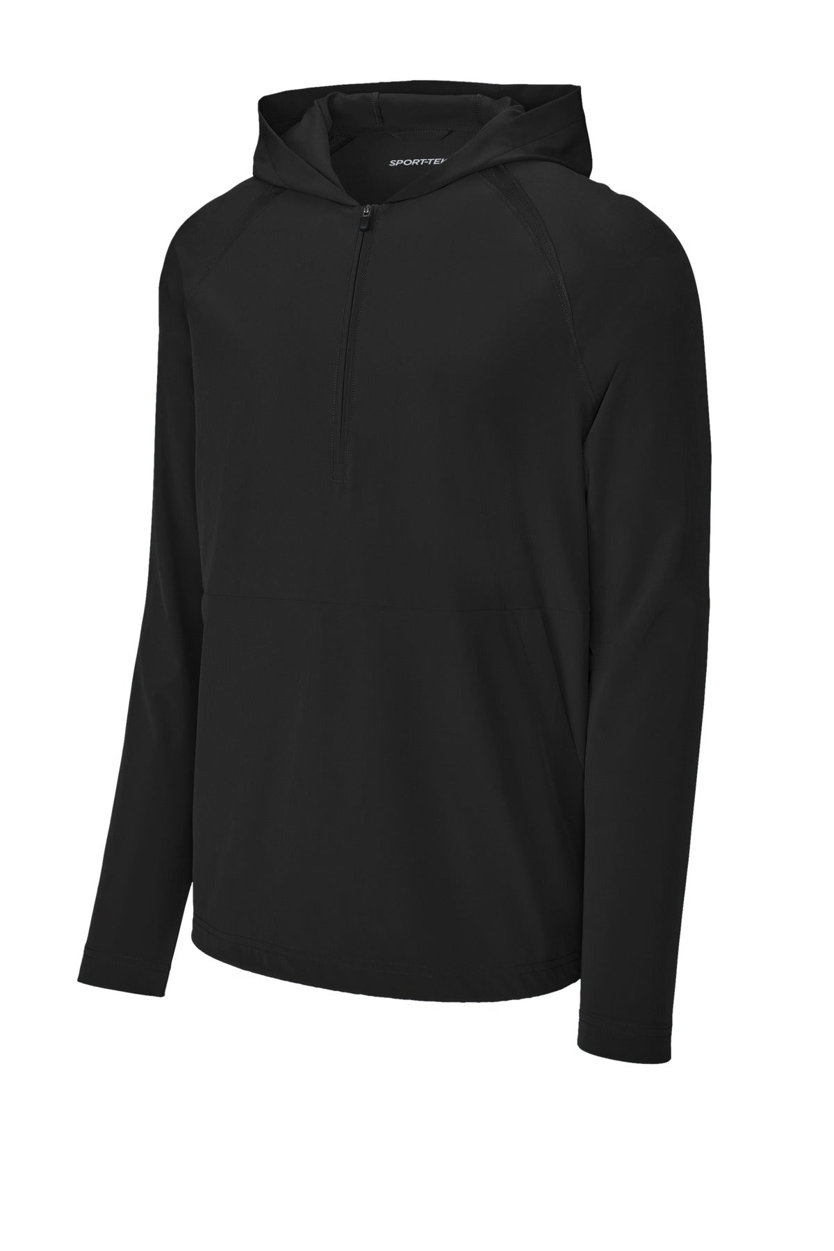 Repeat 1/2-Zip Long Sleeve Hooded Jacket