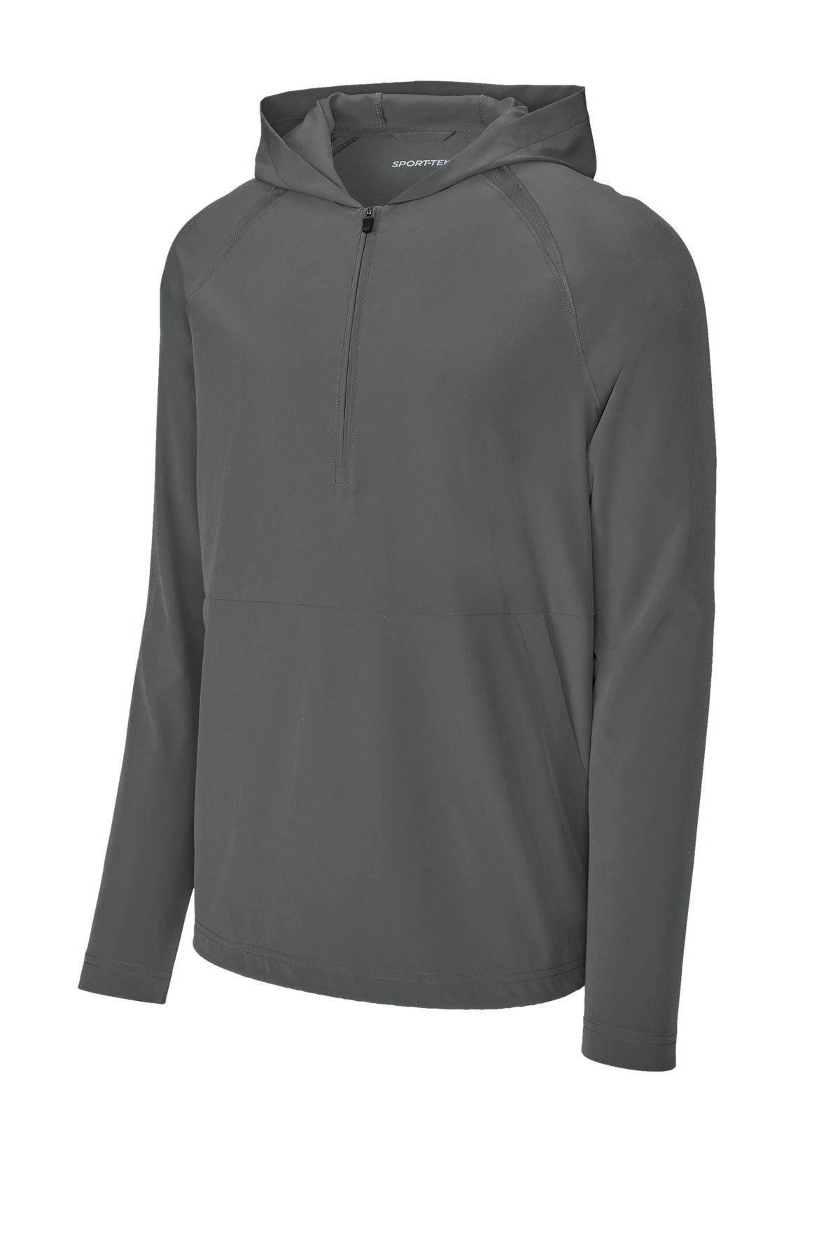 Repeat 1/2-Zip Long Sleeve Hooded Jacket