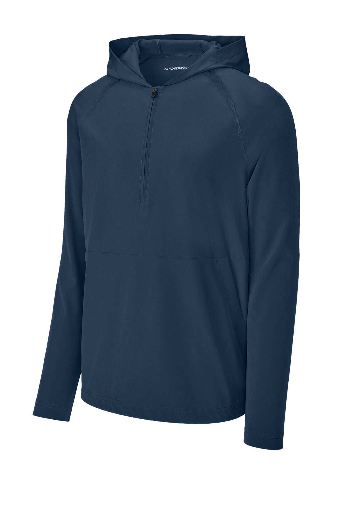Repeat 1/2-Zip Long Sleeve Hooded Jacket