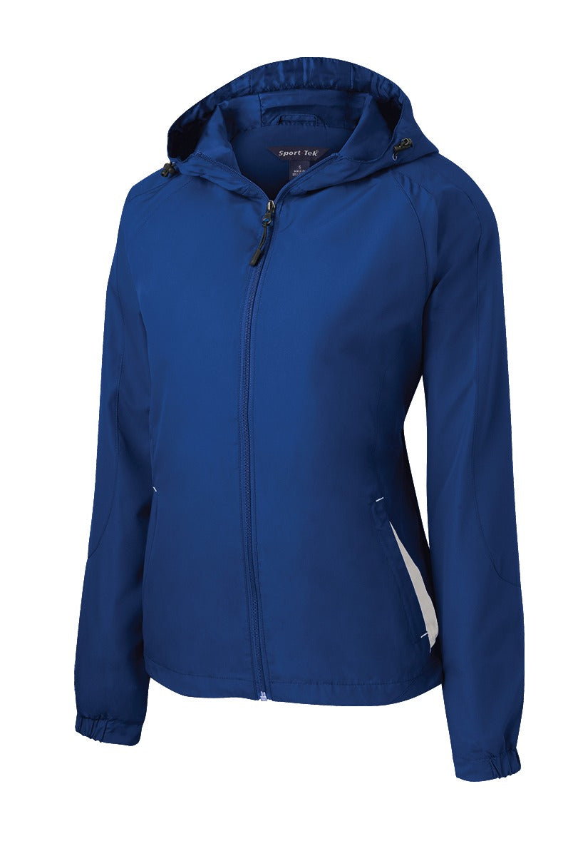 Ladies Colorblock Hooded Jacket