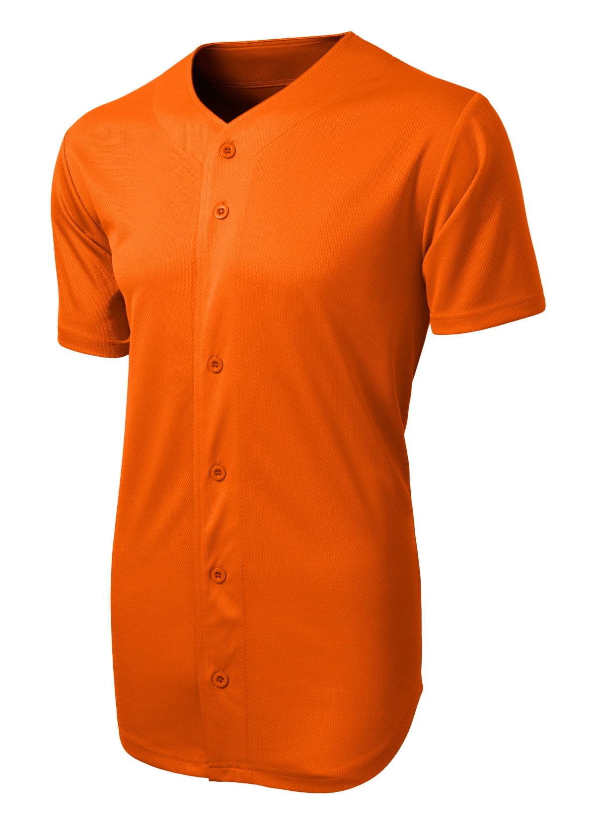 Mesh Full-Button Jersey