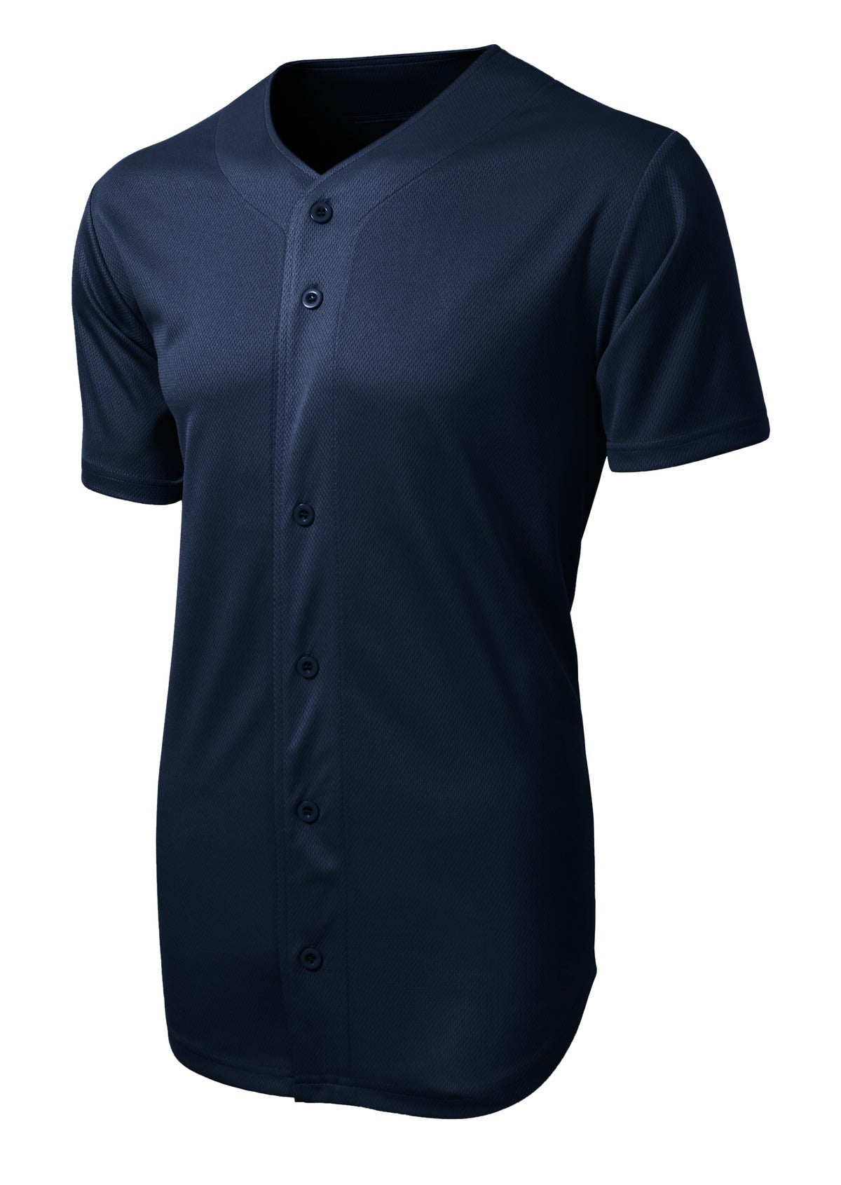 Mesh Full-Button Jersey