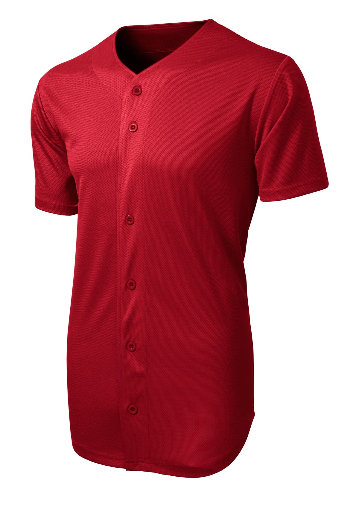 Mesh Full-Button Jersey