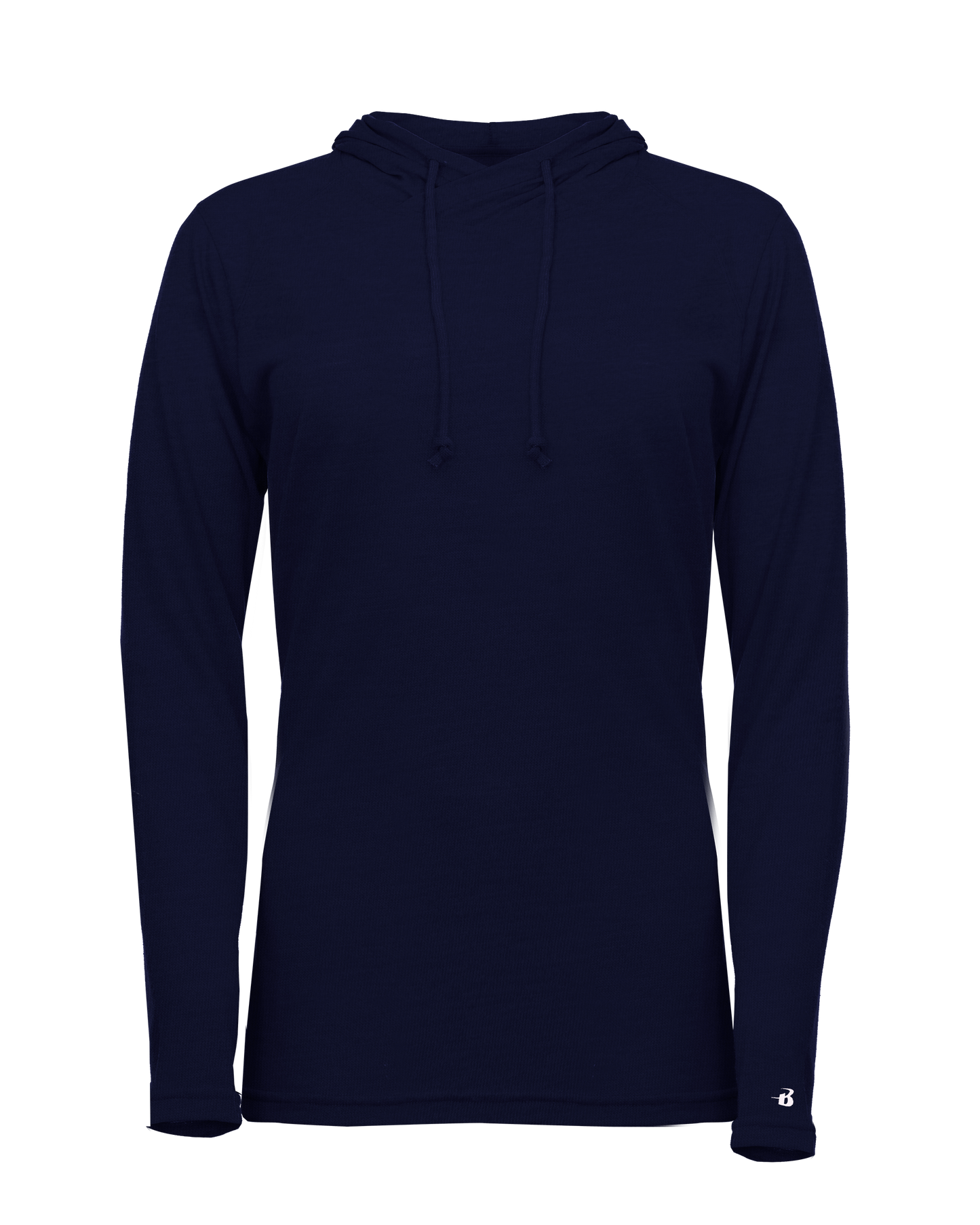 Ladies Triblend Hooded Long Sleeve T