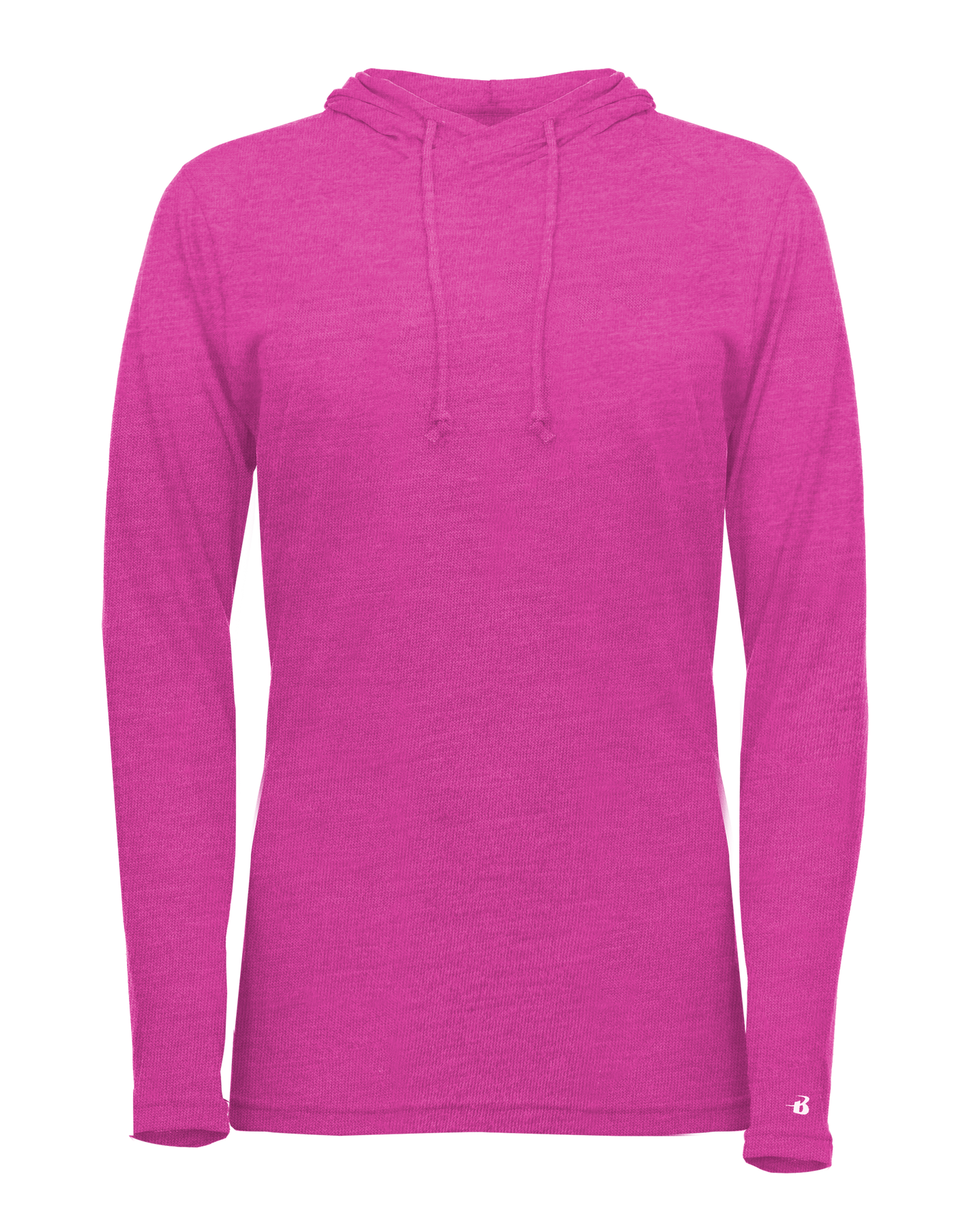 Ladies Triblend Hooded Long Sleeve T