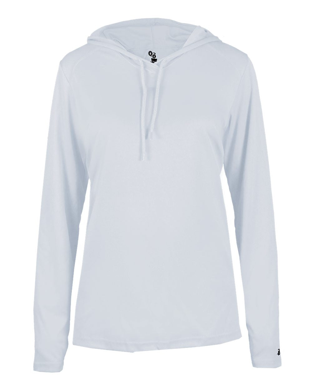 Ladies Bcore Long Slv Hooded T