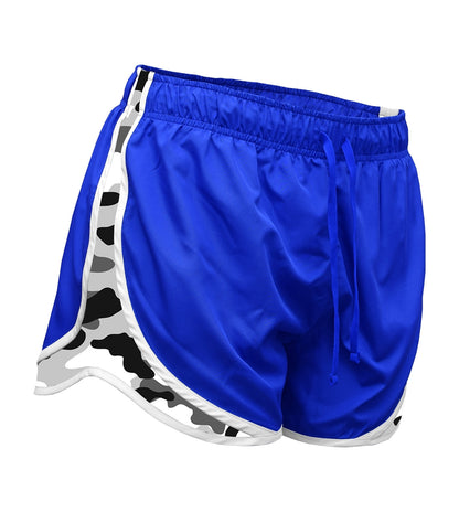 Ladies/Girls Camo Running Shorts