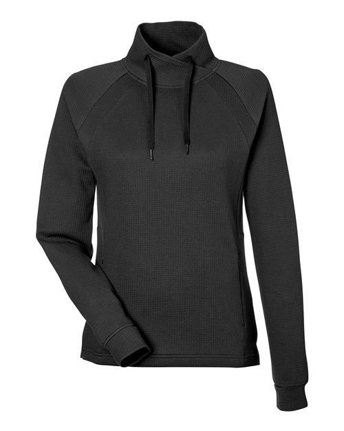Ladies Rhythm Waffle 1/4 Zip Pullover