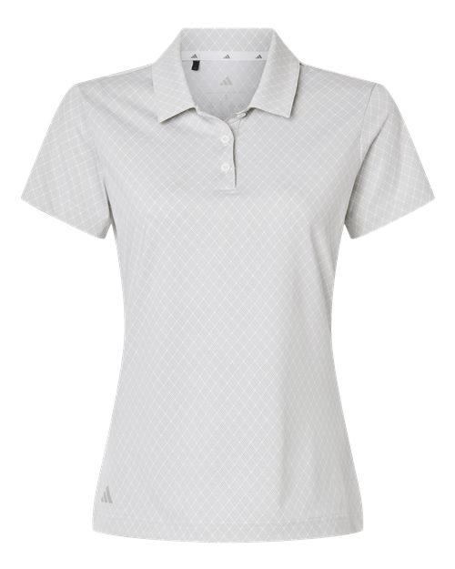 Ladies Adidas 4-Way Stretch Printed Polo