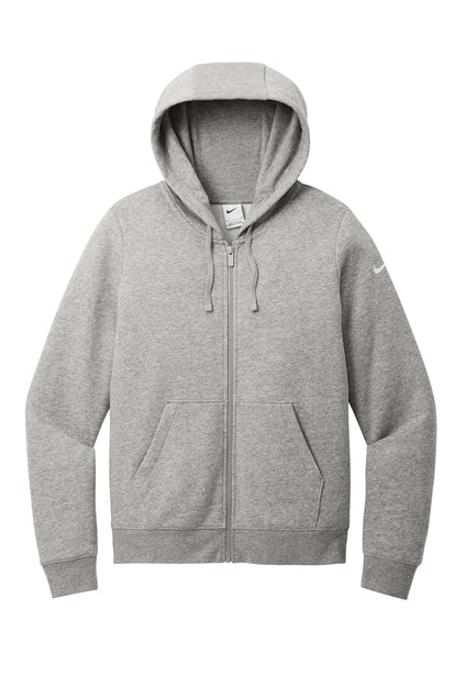 Ladies NIKE Club Fleece Full-Zip Hooded Sweatshirt
