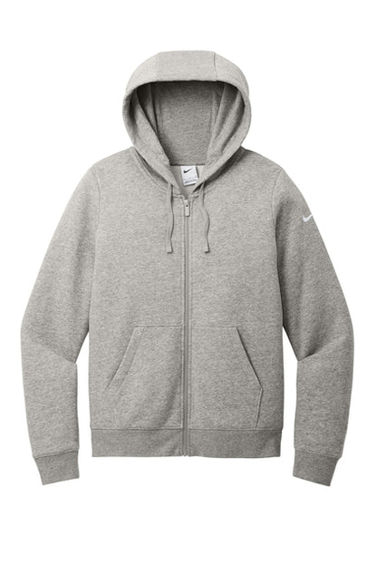 Ladies NIKE Club Fleece Full-Zip Hooded Sweatshirt