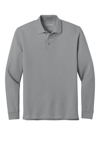 Wearever Signature Pique Long Sleeve Polo Shirt