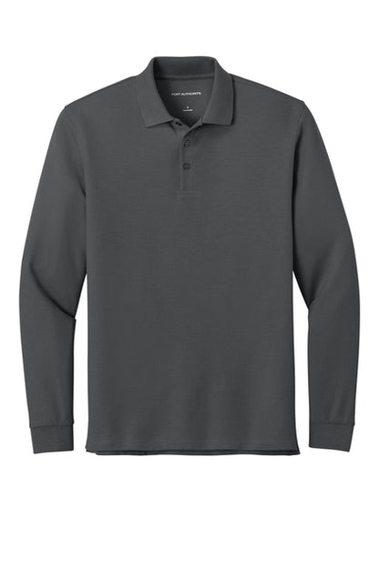 Wearever Signature Pique Long Sleeve Polo Shirt