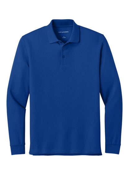 Wearever Signature Pique Long Sleeve Polo Shirt