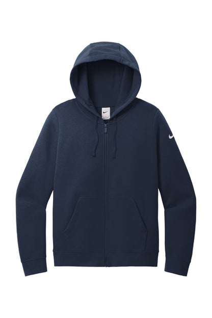 Ladies NIKE Club Fleece Full-Zip Hooded Sweatshirt