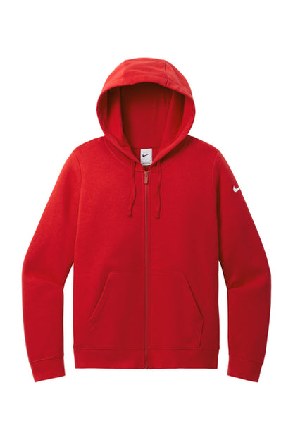 Ladies NIKE Club Fleece Full-Zip Hooded Sweatshirt