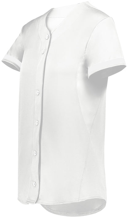 Ladie/Girls Cutter Full Button Softball Jersey