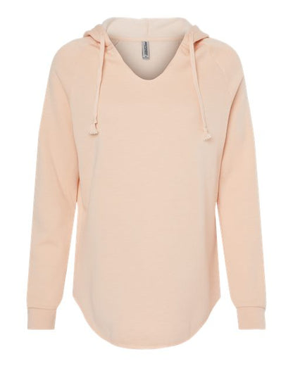 Ladies Wave Wash Hooded Sweatshirt