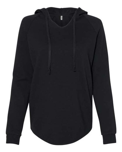 Ladies Wave Wash Hooded Sweatshirt