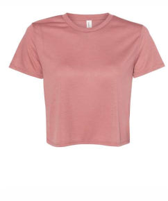 Ladies Flowy Cropped Tee