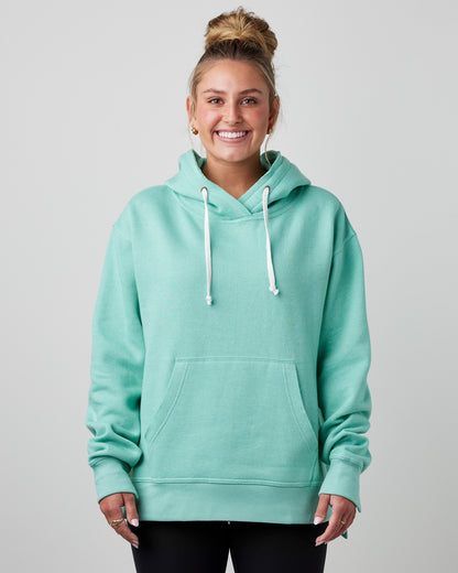 Ladies Drop Tail Hooded Sweatshirt