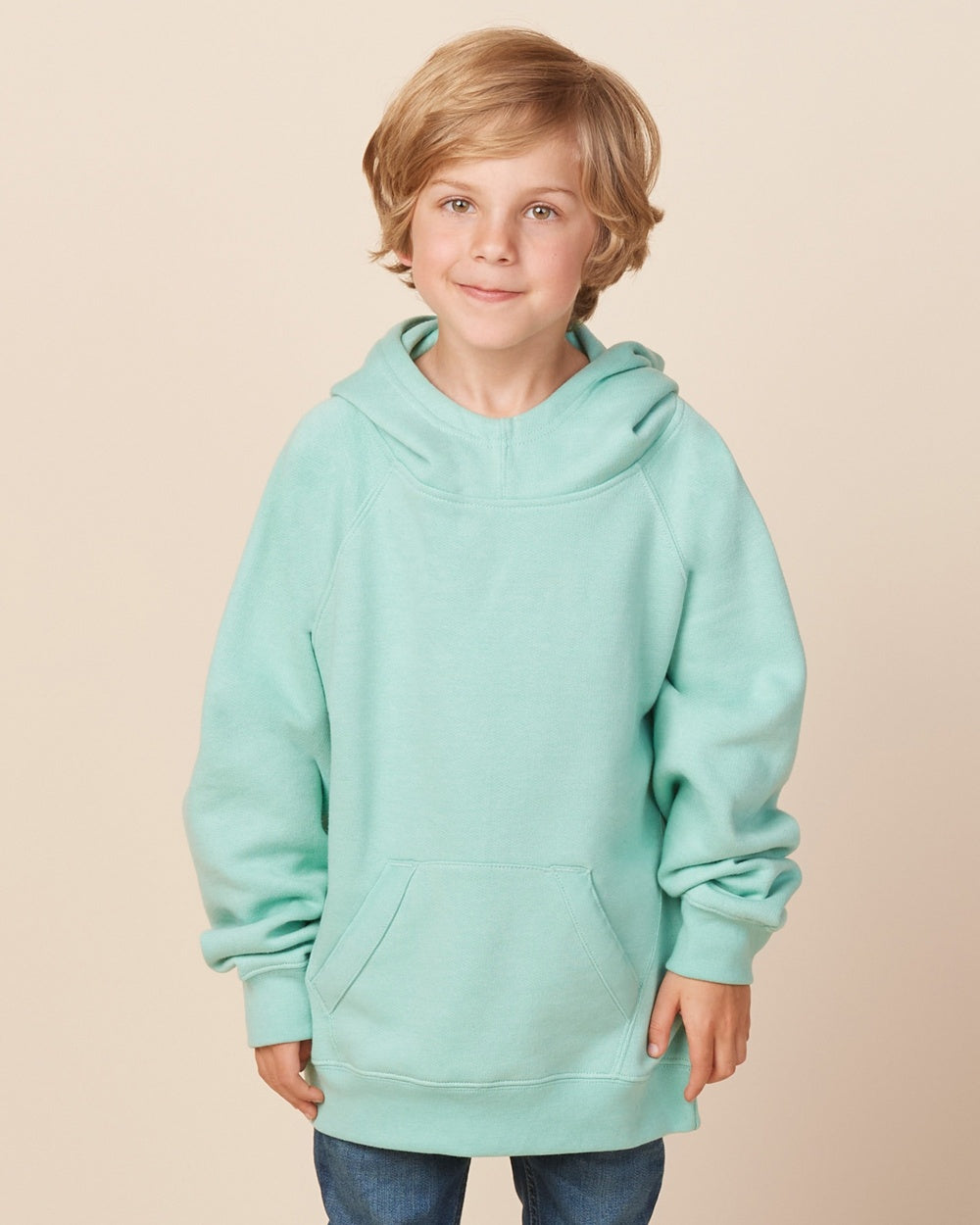 Youth Scuba Neck Hooded Sweatshirt