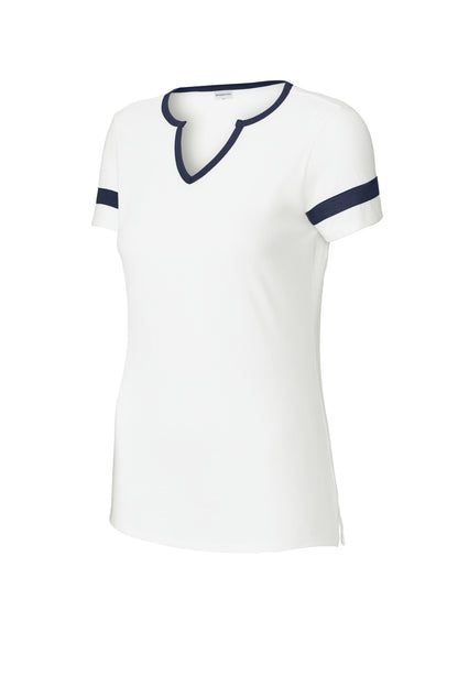 Ladies Halftime Notch Neck Tee
