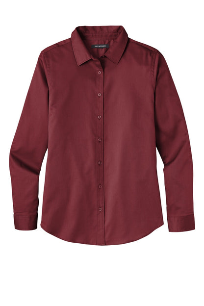 Ladies Long Sleeve SuperPro React Twill
