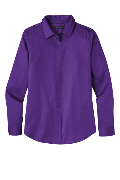 Ladies Long Sleeve SuperPro React Twill