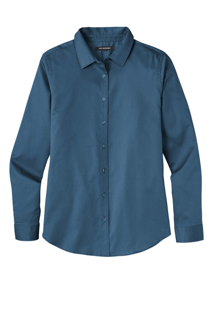 Ladies Long Sleeve SuperPro React Twill