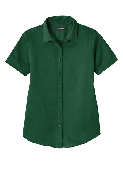 Ladies Short Sleeve SuperPro React Twill