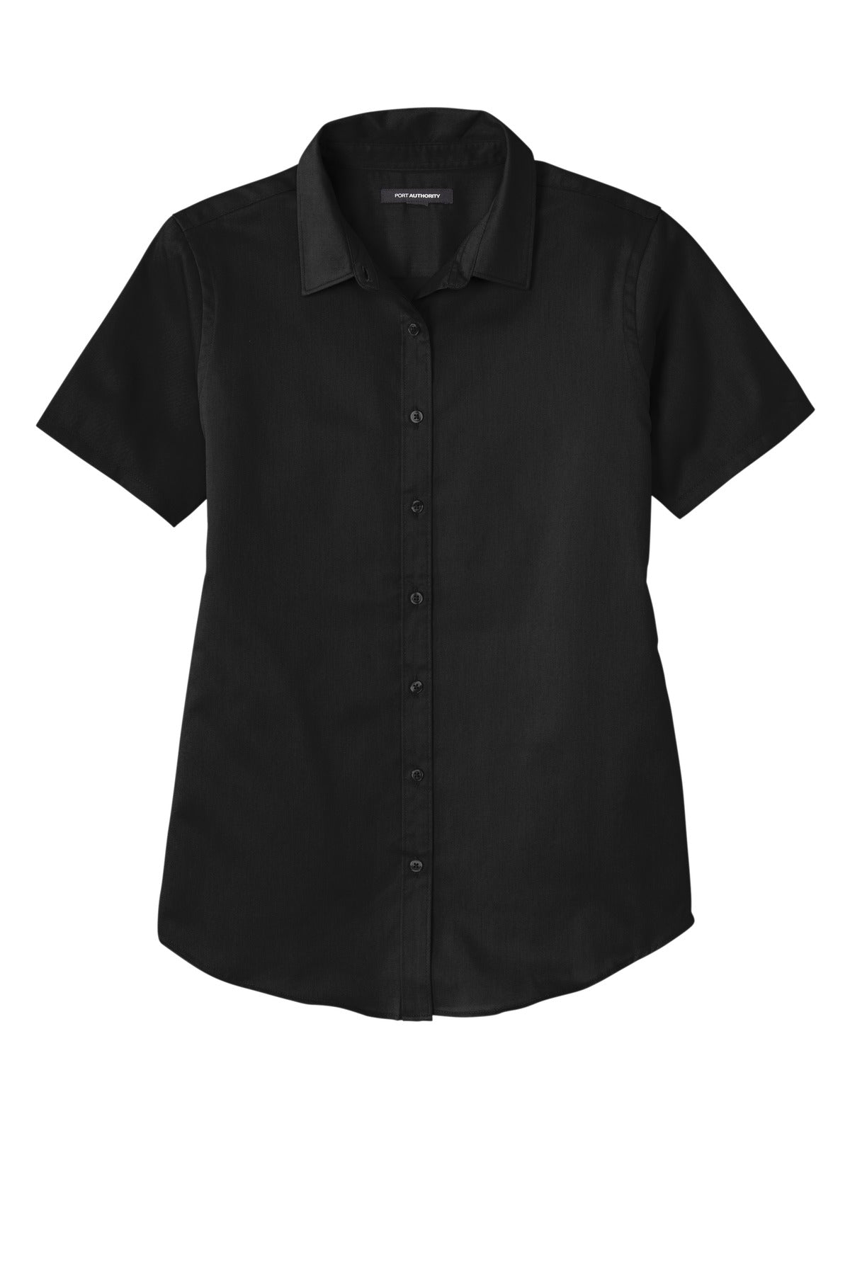 Ladies Short Sleeve SuperPro React Twill