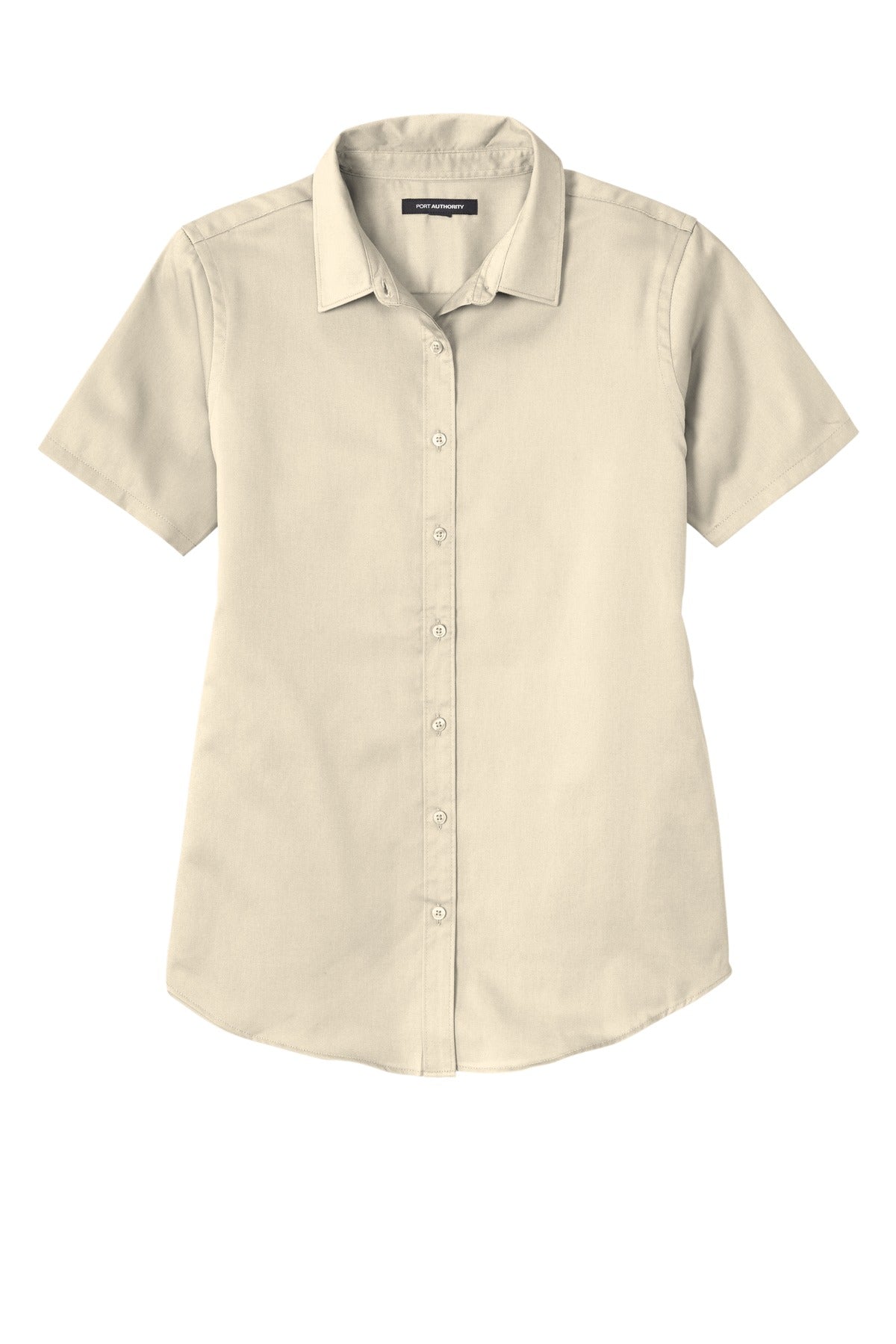 Ladies Short Sleeve SuperPro React Twill