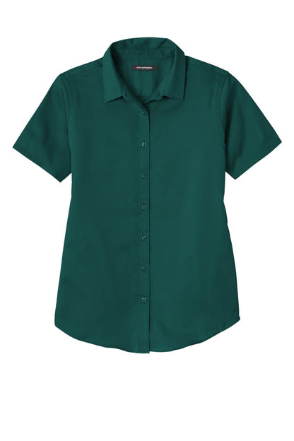 Ladies Short Sleeve SuperPro React Twill