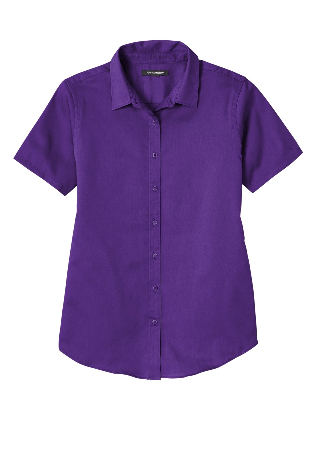 Ladies Short Sleeve SuperPro React Twill