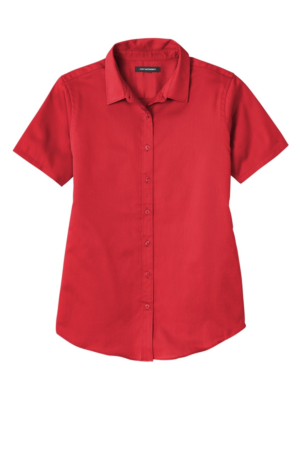 Ladies Short Sleeve SuperPro React Twill