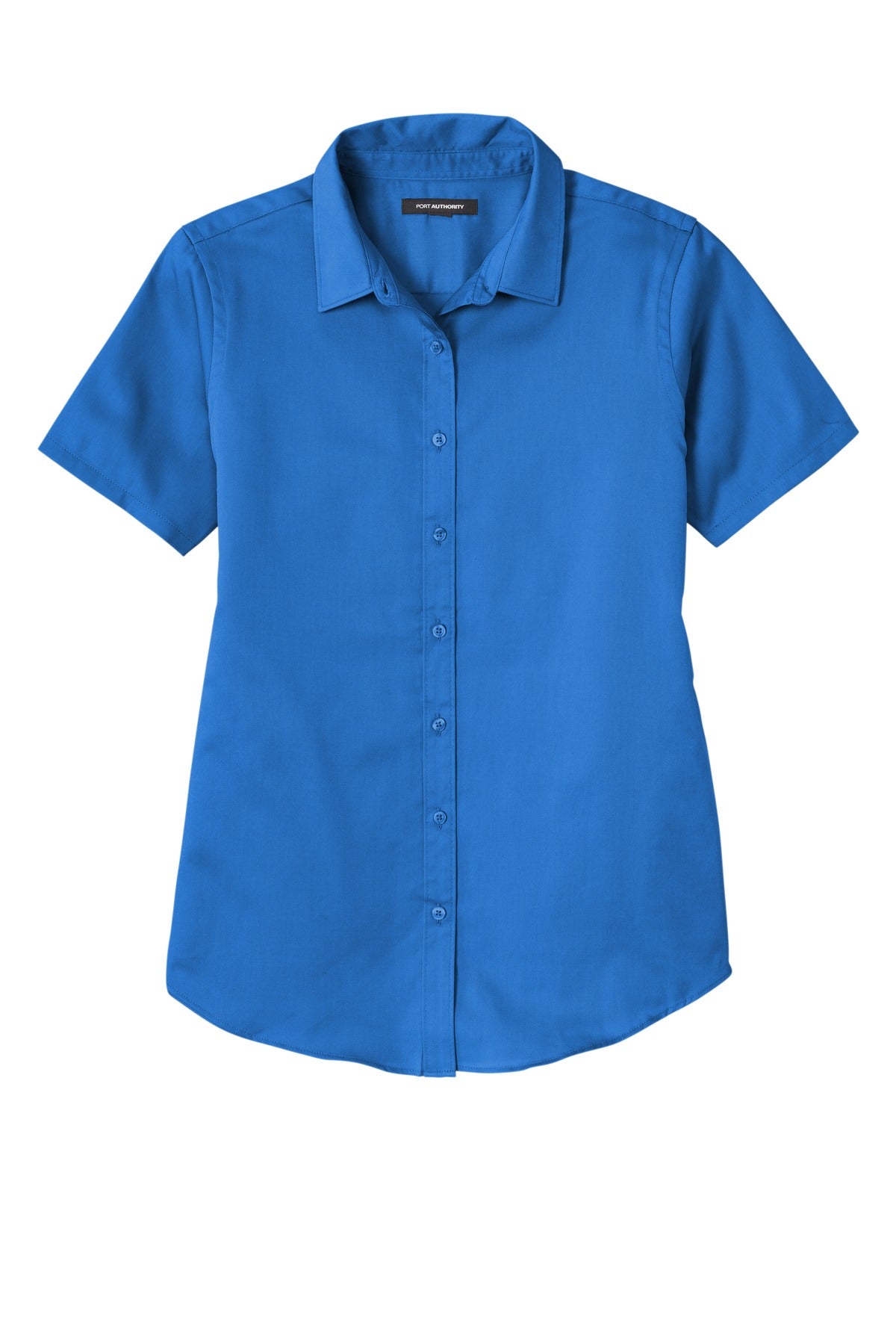 Ladies Short Sleeve SuperPro React Twill