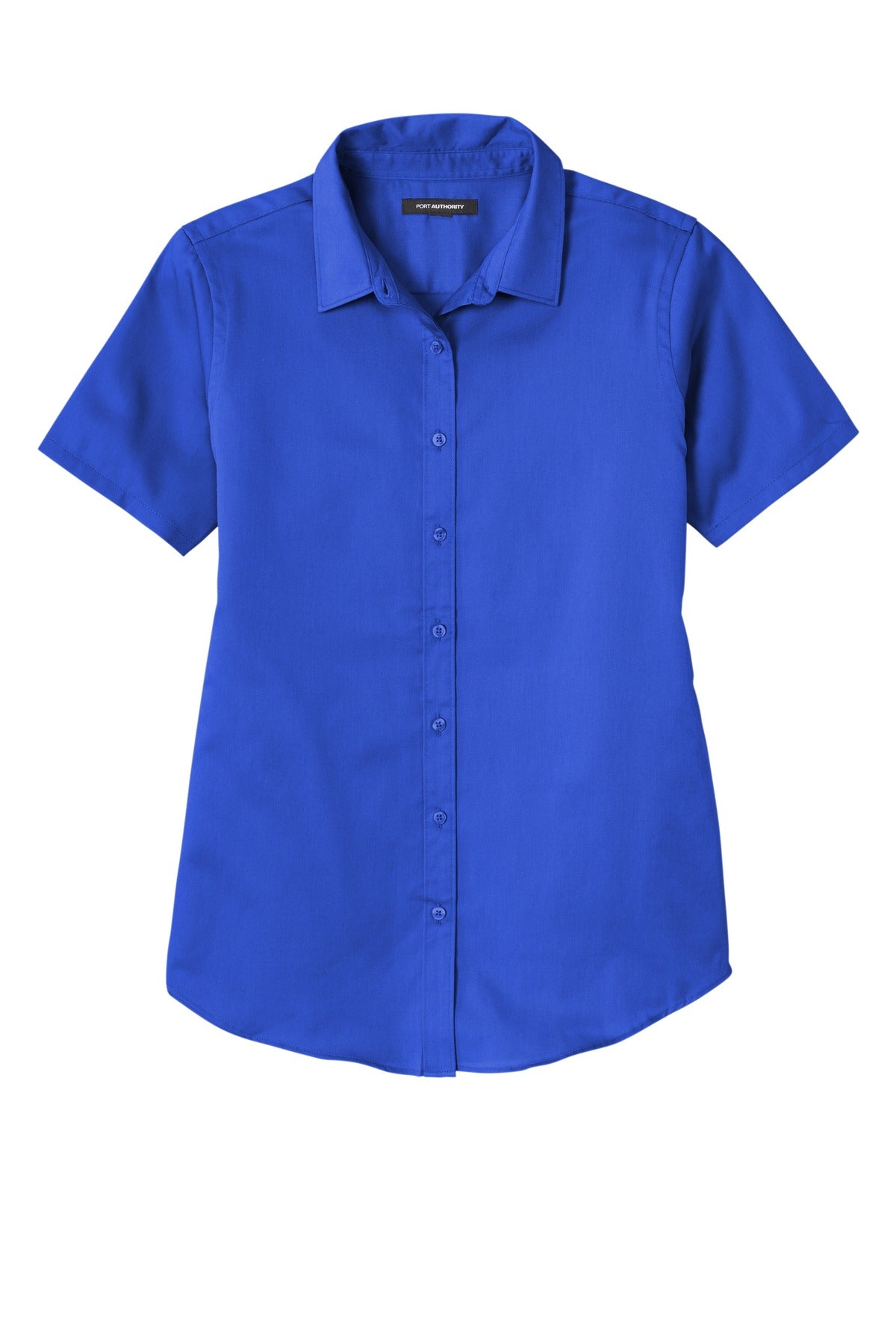Ladies Short Sleeve SuperPro React Twill
