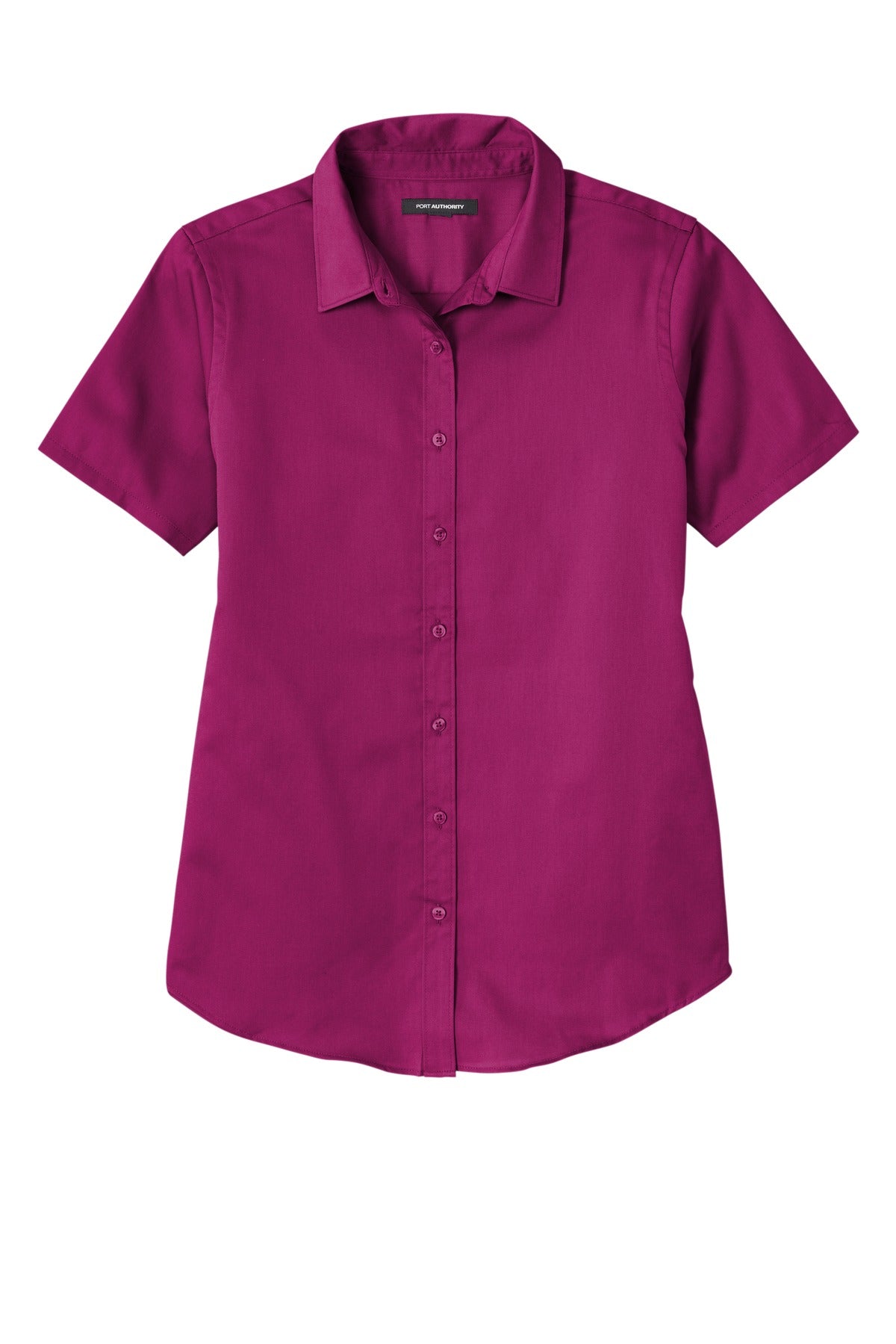 Ladies Short Sleeve SuperPro React Twill