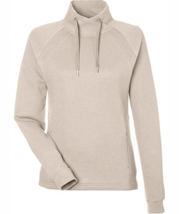 Ladies Rhythm Waffle 1/4 Zip Pullover