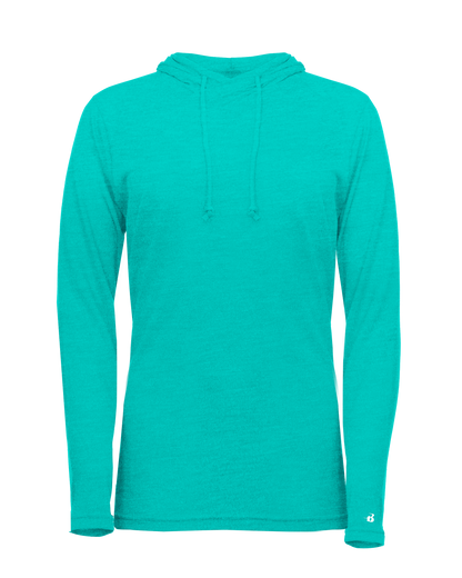 Ladies Triblend Hooded Long Sleeve T
