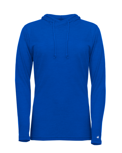 Ladies Triblend Hooded Long Sleeve T