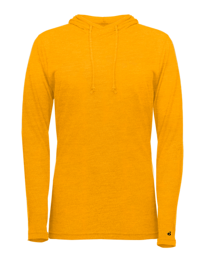 Ladies Triblend Hooded Long Sleeve T